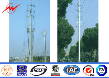 Chiny Outdoor Polygonal Q345 Material 30FT Electric Power Pole 1 Section dostawca