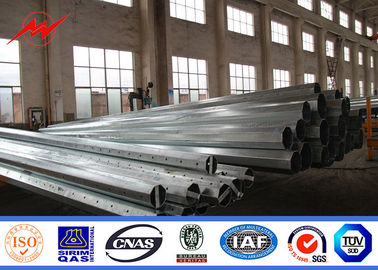 Chiny Bitumen 220kv steel pipes Galvanized Steel Pole for overheadline project dostawca