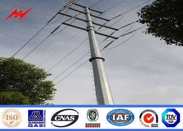 Chiny 138kv 25ft Galvanized Electrical Power Pole For Overheadline Project dostawca