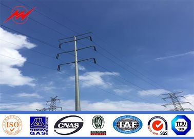 Chiny Round tapered galvanization electrical power pole for transmission pole dostawca