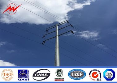 Chiny 138KV octagonal galvanization electrical power pole for electrical transmission dostawca
