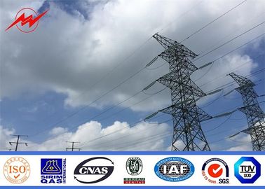 Chiny 110 KV Polygonal High Voltage Galvanization Power Poles For Electrical Line dostawca