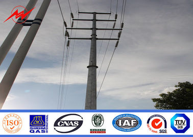 Chiny 10kv-220kv tapered Steel Utility Pole electric power pole for transmission dostawca