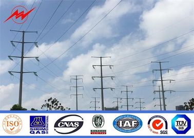Chiny Electricity Utilities Polygonal Electrical Power Pole For 110 KV Transmission dostawca