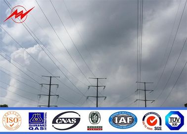 Chiny 138 KV Transmission Line Electrical Power Pole , Steel Transmission Poles dostawca