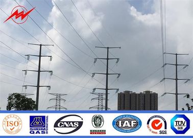 Chiny Medium Voltage Electrical Power Pole , Customized Transmission Line Poles dostawca
