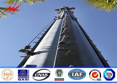 Chiny Square 160 ft Lattice Transmission Tower Steel Structure With Single Platform dostawca