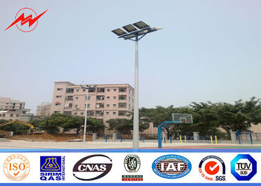 Chiny Custom Galvanized High Mast Light Pole with Double Luminaire Carriage Ring dostawca