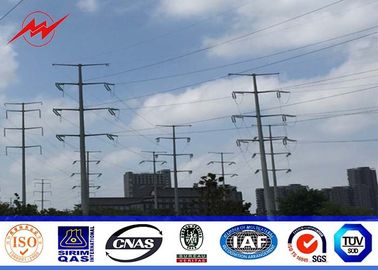 Chiny 8M multisided 300kg load 3mm thickness Steel Utility Pole for Pakistan SPA Electricity project dostawca