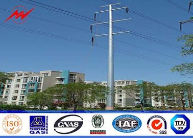 Chiny 12sides 10M 2.5KN Steel Utility Pole for overhed distribution structures with earth rod dostawca