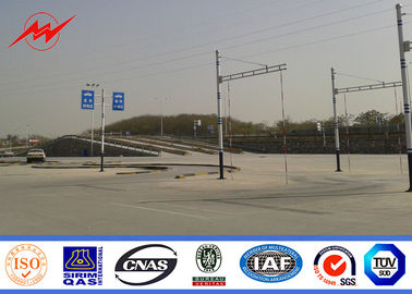 Chiny OEM Outdoor Conical 6m Parking Lot Lighting Pole With Single Bracket dostawca