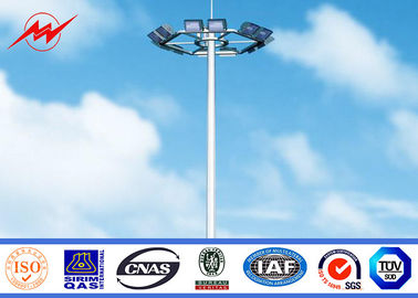 Chiny Waterproof 36m Welding Black Colar High Mast Pole for Airport lighting dostawca