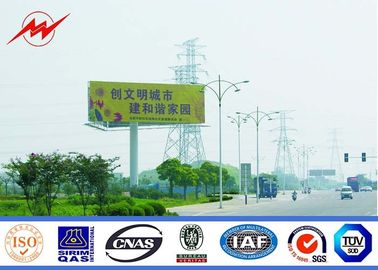 Chiny Exterior Street Advertising LED Display Billboard With Galvanization Anti - Static dostawca