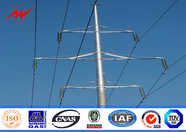 Chiny 15M Octagonal Electric Insulators Distribution Poles For 132KV Electrical Power dostawca