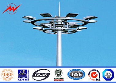 Chiny Airport 45M Powder Coatin High Mast Pole 6 Lights For Seaport Lighting dostawca