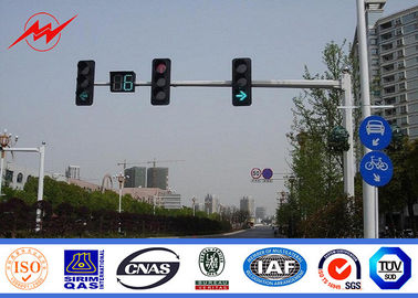 Chiny Custom Roadway 3m / 4m / 6m Galvanized Highway Light Pole 20 Years Warranty dostawca