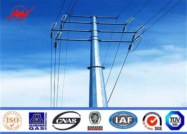 Chiny Polygonal Electrical Power Pole Steel Utility Poles 50 Years Life Time dostawca