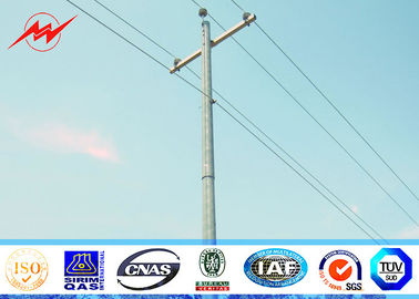 Chiny 12m 1250DAN Steel Utility Pole GR65 Material For Togo Electric Distribution dostawca