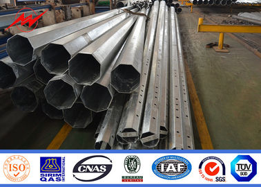 Chiny Outdoor Polygonal Metal Utility Poles 12m 10kn Galvanized Steel Pole dostawca