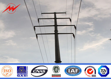 Chiny Bitumen Galvanized Steel Pole For Electrical Power Transmission Line dostawca