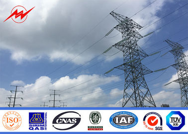 Chiny 220 KV Round Galvanized Electrical Power Pole Transmission Line Poles ISO Approval dostawca