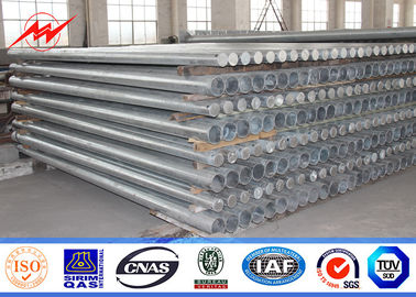 Chiny 12 Sides 15M Clase 2500 Galvanized Steel Pole With Pairs of Climbing Bolt dostawca