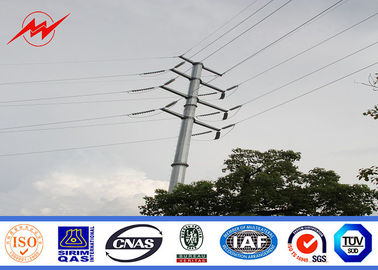 Chiny Round Steel Power Pole Multi - Pyramidal Distribution Line Electric Utility Poles dostawca