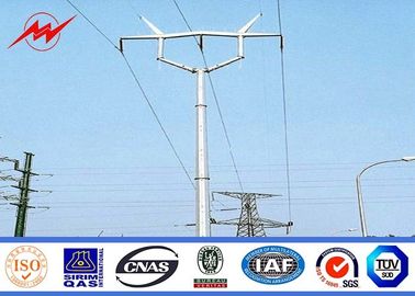 Chiny ASTM A123 Galvanized Standard Steel Power Pole Distribution 69 KV Power Line Pole dostawca