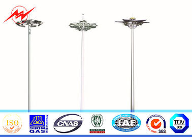 Chiny Q345 Steel HDG 40M 60 Lamps High Mast Tower Steel Square Light Poles 15 Years Warranty dostawca