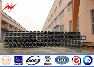 Chiny Transmission Line Electrical Power Pole 8m 2.5KN S500MC AWS D 1.1 Galvanized Steel dostawca