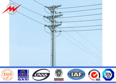 Chiny Philippine NPC 50FT - 70FT Electric Galvanised Steel Poles For Power Transmission dostawca