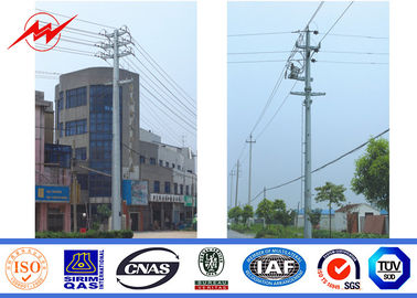 Chiny Multi Sides Electrical Power Pole / Galvanization Steel Utility Poles , NFA91121 Standard dostawca