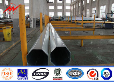 Chiny Transmission Electrical Steel Tubular Pole Self Supporting / Metal Utility Poles dostawca