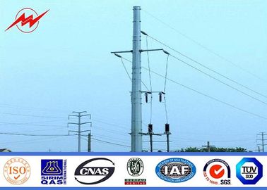 Chiny 169KV 16m Galvanized Steel Pole Power Line Steel Utility Poles For Mining Industry dostawca