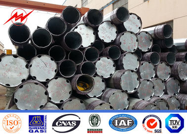 Chiny 69KV Polygonal Steel Tubular Pole Hot Dipped Galvanized ASTM A572 Gr65 Material dostawca