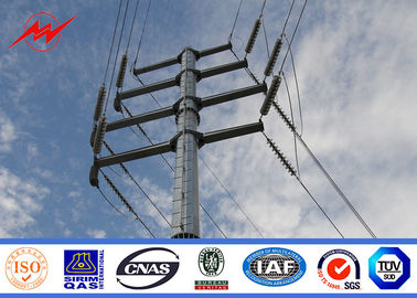 Chiny Hot Dip Galvanized Steel Electric Utility Poles For Electrical Distribution Line Project dostawca