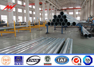 Chiny ISO 9001 Steel Metal Power Pole For 10M 33kv Transmission Line dostawca
