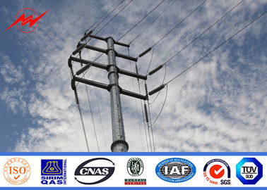 Chiny 220kv High Strength Steel Power Pole For Electrical Distribution Line Project dostawca