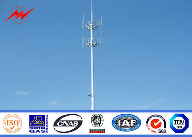 Chiny 70m Self Supporting Galvanized Pole Monopole Antenna Tower With Powder Painting dostawca