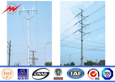 Chiny 20m Power Tubular Steel Structure Electrical Transmission Poles 33kv Line Array Tower dostawca