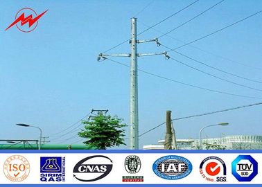 Chiny Low Voltage Overhead Tubular Power Galvanized Steel Pole For 132KV Electric Transmission Line dostawca