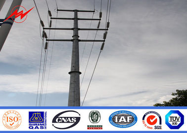 Chiny Transmission Line Hot Rolled Coil Steel Power Pole 33kv 10m Electric Utility Poles dostawca