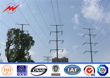 Chiny Electric Lattice Masts Steel Pole For Asia Countries Power Transmission Angle Tubular Tower dostawca