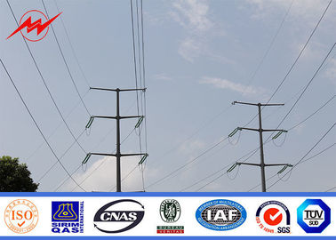 Chiny ASTM A572 Ocynkowane elektryczne 10KV ~ 500KV HDG Elektryczne stalowe słupy rurowe dla linii przesyłowych dostawca