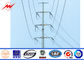 Conical Gr65 Material 22m Electric Power Pole 2 Sections for 110KV Power Distribution dostawca