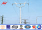 6M - 12M Metal Lighting Poles Steel Utility Pole with Aluminum conductor dostawca