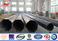 Bitumen 220kv steel pipes Galvanized Steel Pole for overheadline project dostawca