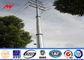 Steel Electric Poles / Eleactrical Power Pole With Cable dostawca