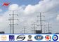 110KV Double Circuit Electrical Power Pole , High Mast Steel Utility Poles dostawca