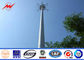 Steel 95 ft Mono Pole Tower Mobile Cell Phone Tower Tapered Flanged Steel Poles dostawca